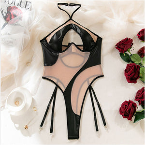 Sheer Cut-Out Bodysuit