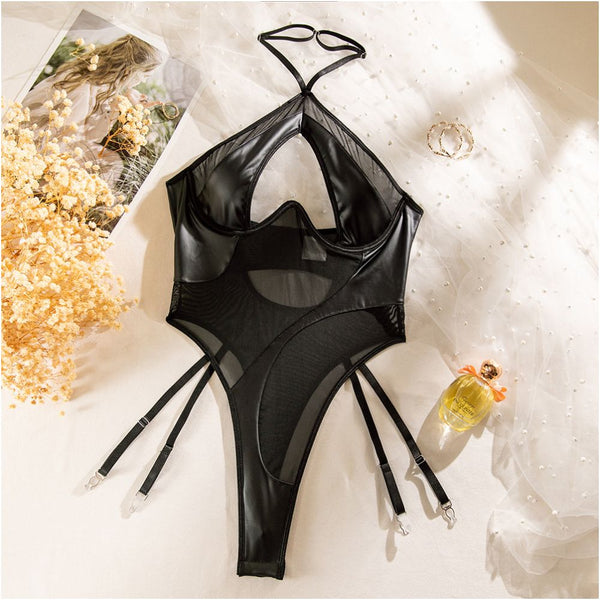Sheer Cut-Out Bodysuit