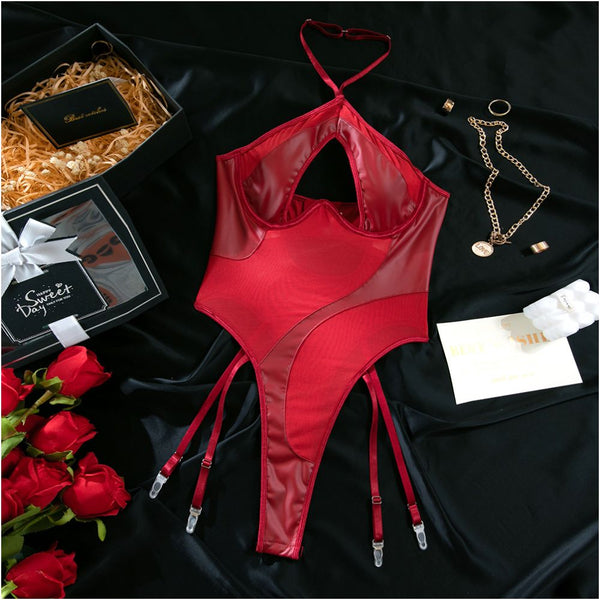 Sheer Cut-Out Bodysuit